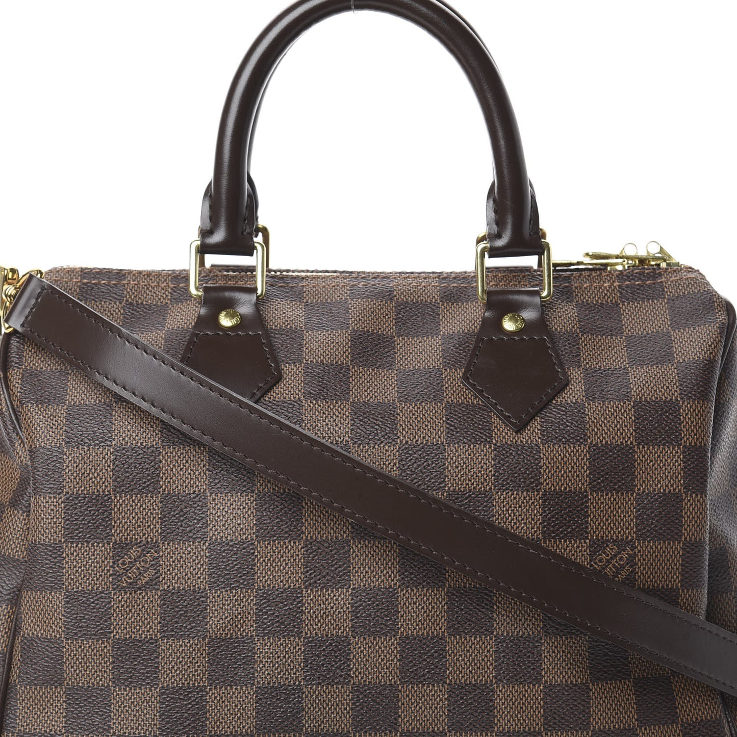 Damier Ebene Speedy Bandouliere 25