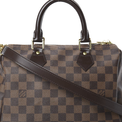 Louis Vuitton Damier Ebene Speedy Bandouliere 25 5 of 8
