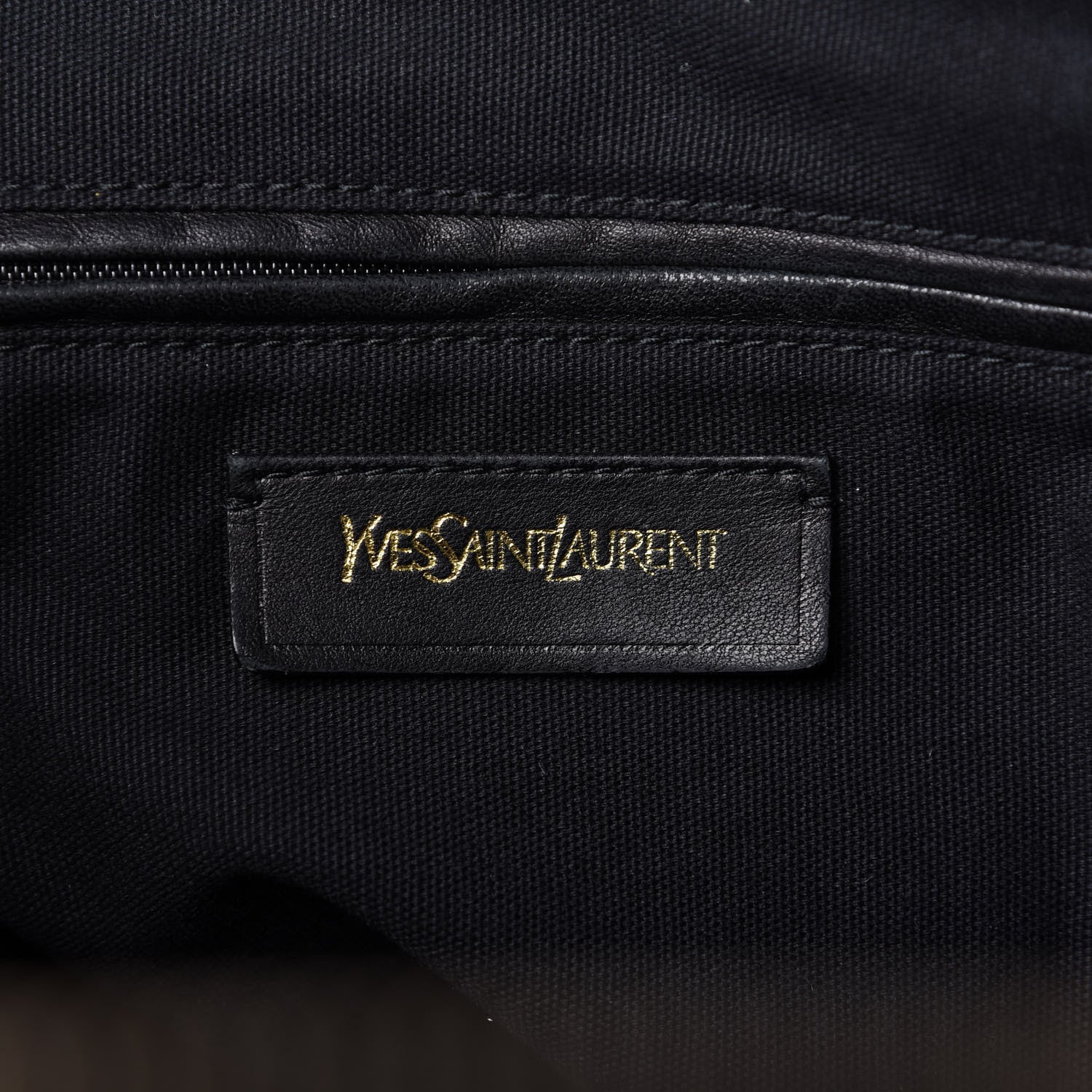 Saint Laurent Pebbled Lambskin Medium Easy Sac Dark Brown 8 of 9