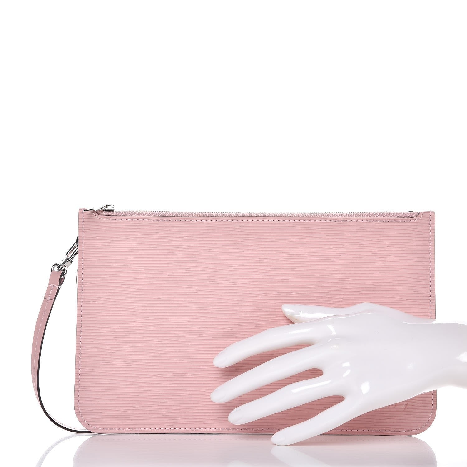 Louis Vuitton Epi Neverfull Pochette MM GM Rose Ballerine 2 of 7
