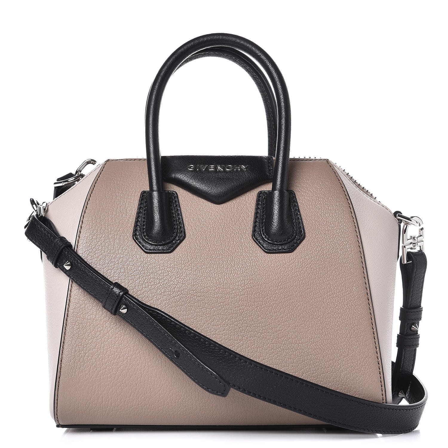 Givenchy Sugar Goatskin Mini Tri-Color Antigona Linen 1 of 9
