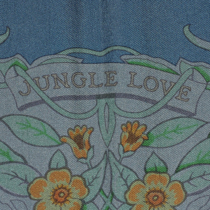 Hermes Silk Dip Dye Jungle Love Scarf 90 Gris Fer Vert Cypres Tabac 5 of 8