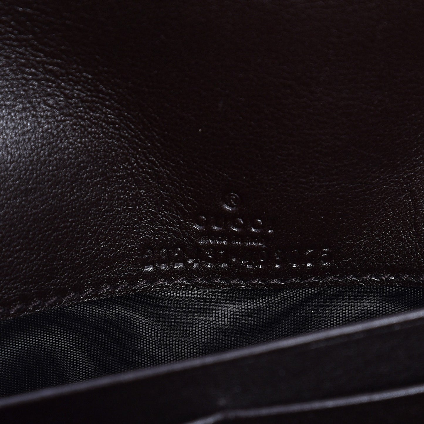 Guccissima Sukey Continental Wallet Chocolate