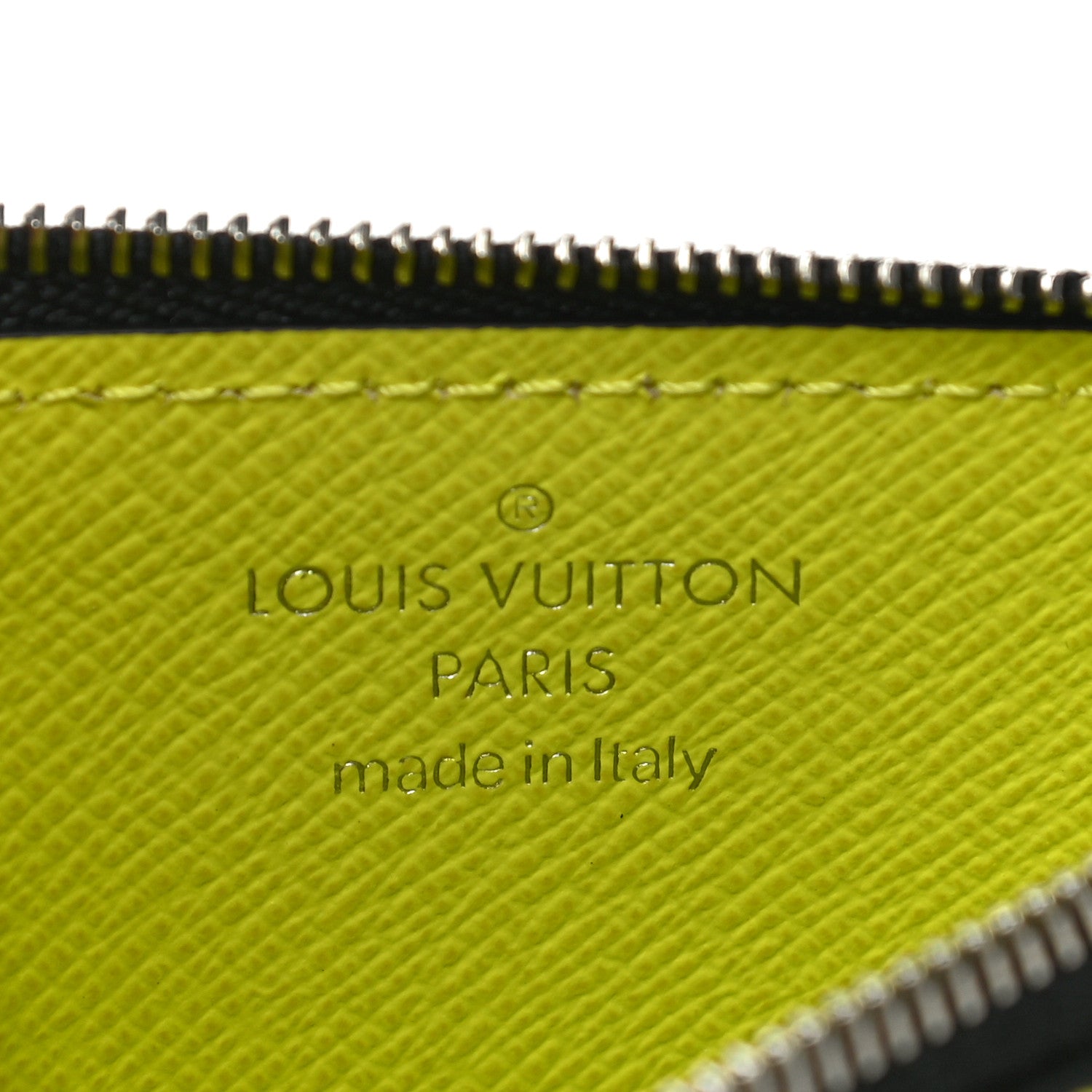 Louis Vuitton Monogram Taiga Coin Card Holder Yellow 6 of 10