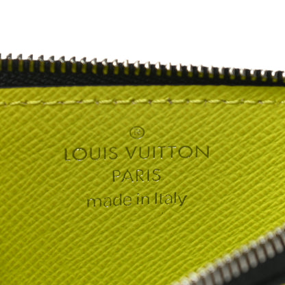 Louis Vuitton Monogram Taiga Coin Card Holder Yellow 6 of 10