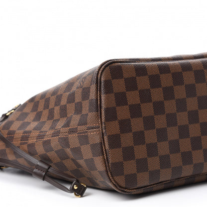 Louis Vuitton Damier Ebene Neo Neverfull MM Rose Ballerine 6 of 11