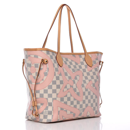 Louis Vuitton Damier Azur Tahitienne Neverfull MM 4 of 11
