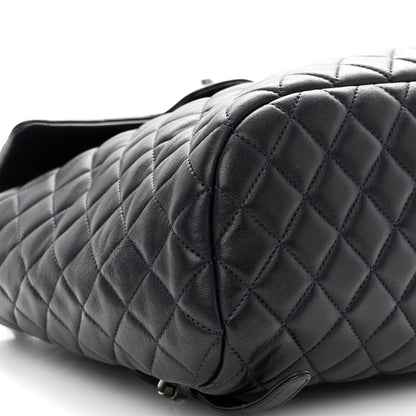 Chanel Calfskin Quilted Large Urban Spirit Backpack Dark Purple 9 of 12