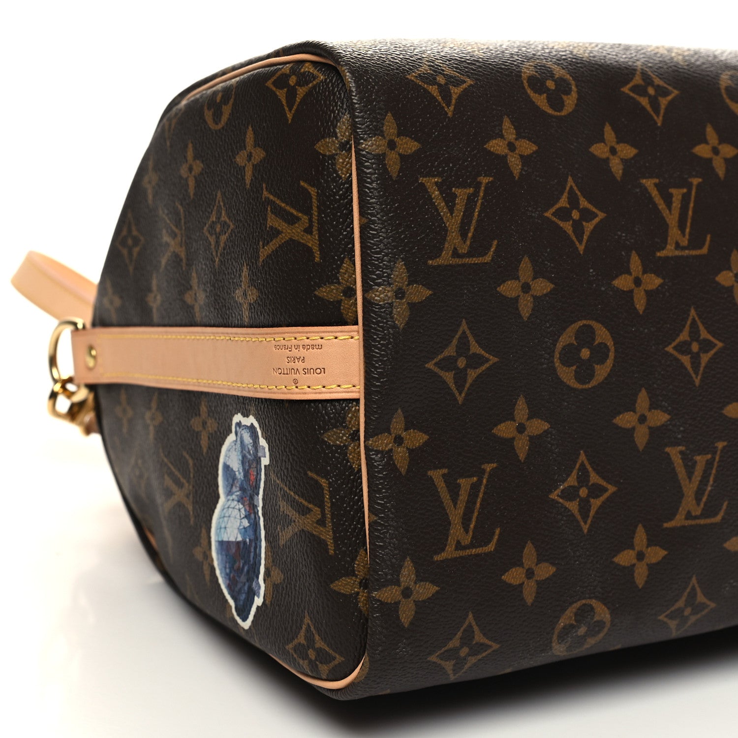 Louis Vuitton Monogram World Tour Speedy Bandouliere 30 8 of 9