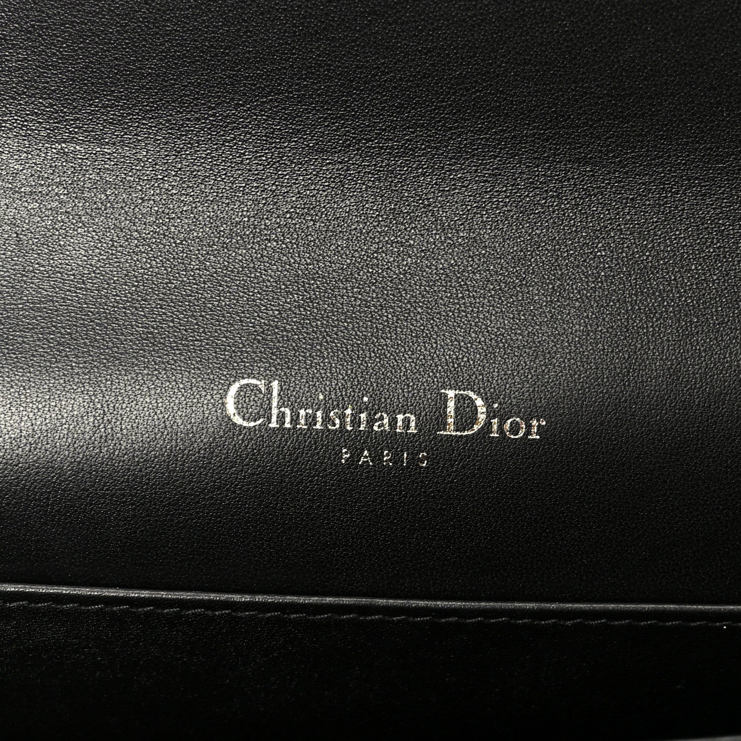 Christian Dior Patent Cannage Lady Dior Pouch Black 7 of 14