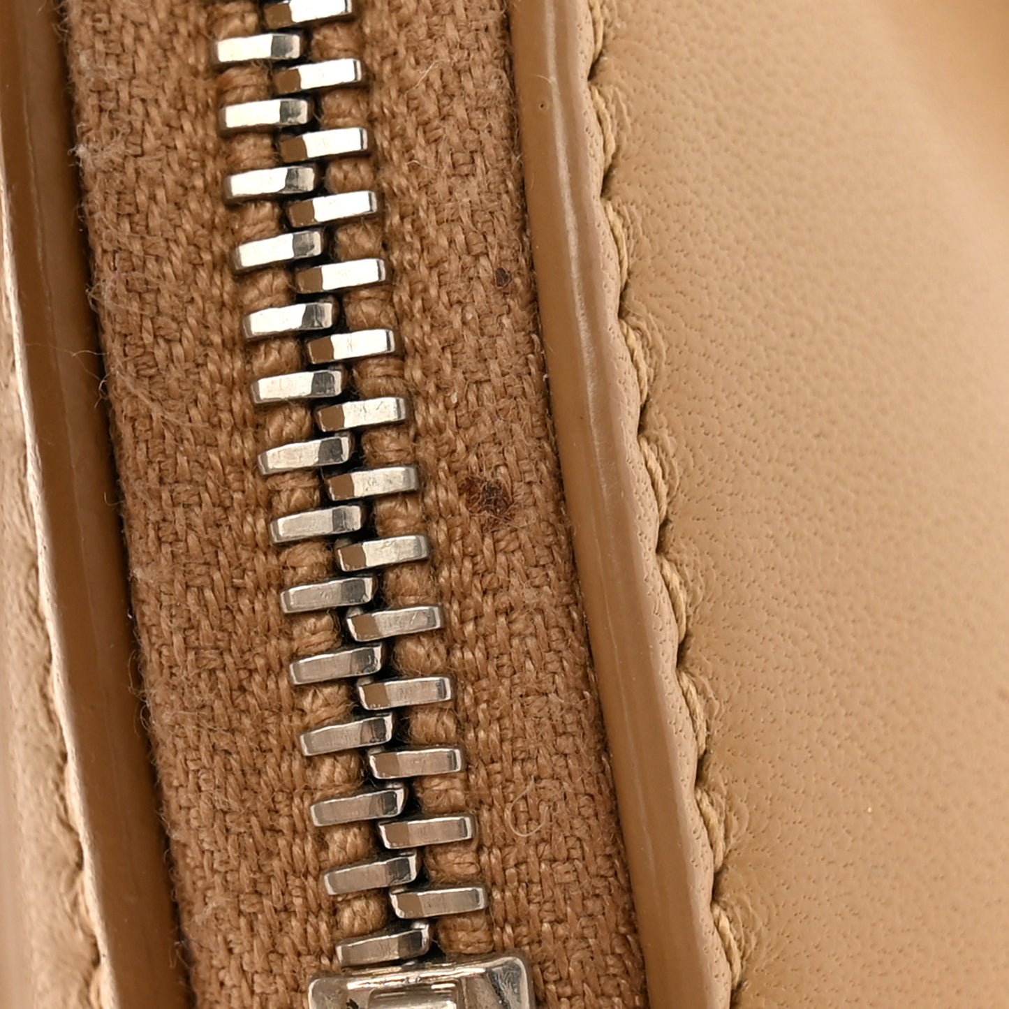 Calfskin Happy Sad XXS Ville Top Handle Bag Light Brown