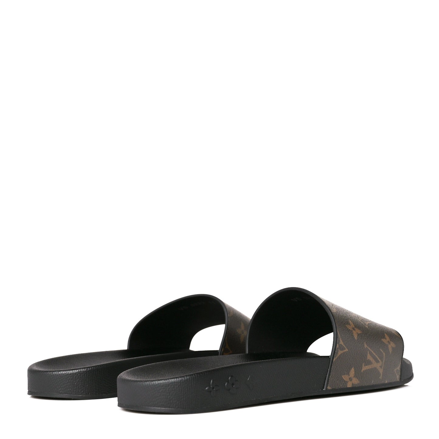 Rubber Monogram Mens Waterfront Mules 11 Macassar