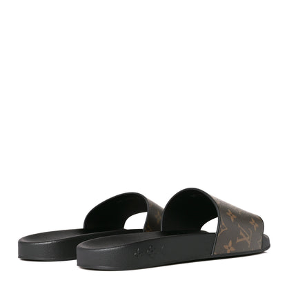 Louis Vuitton Rubber Monogram Mens Waterfront Mules 11 Macassar 4 of 10