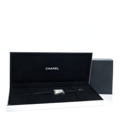 Chanel Stainless Steel Calfskin Diamond Bezel 27mm Boy-Friend Quilt Quartz Watch Black 5 of 5
