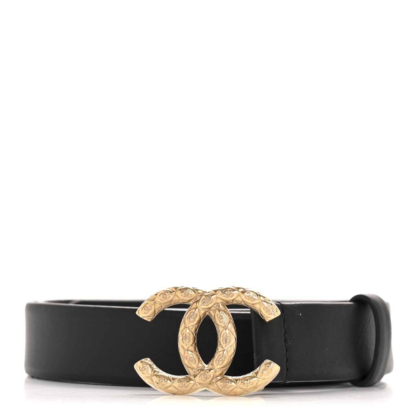 Calfskin CC Belt 80 32 Black