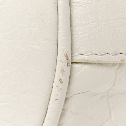 Balenciaga Agneau Arena Le Cagole Bucket Bag XS Optic White 13 of 17