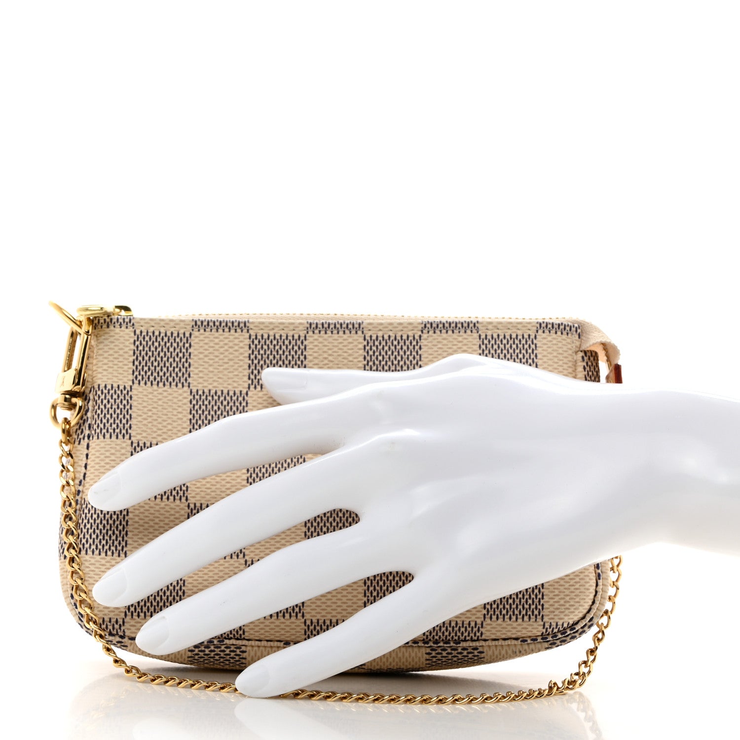 Louis Vuitton Damier Azur Mini Pochette Accessories 2 of 8