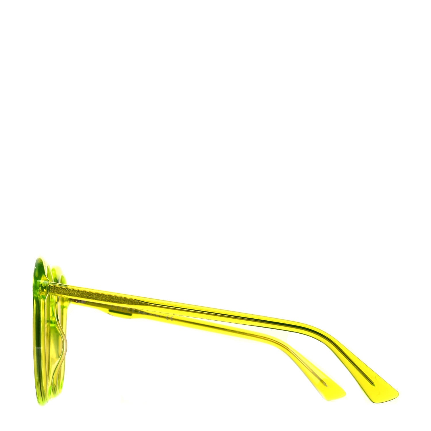 Gucci Acetate GG Sunglasses GG0257S Yellow 2 of 6