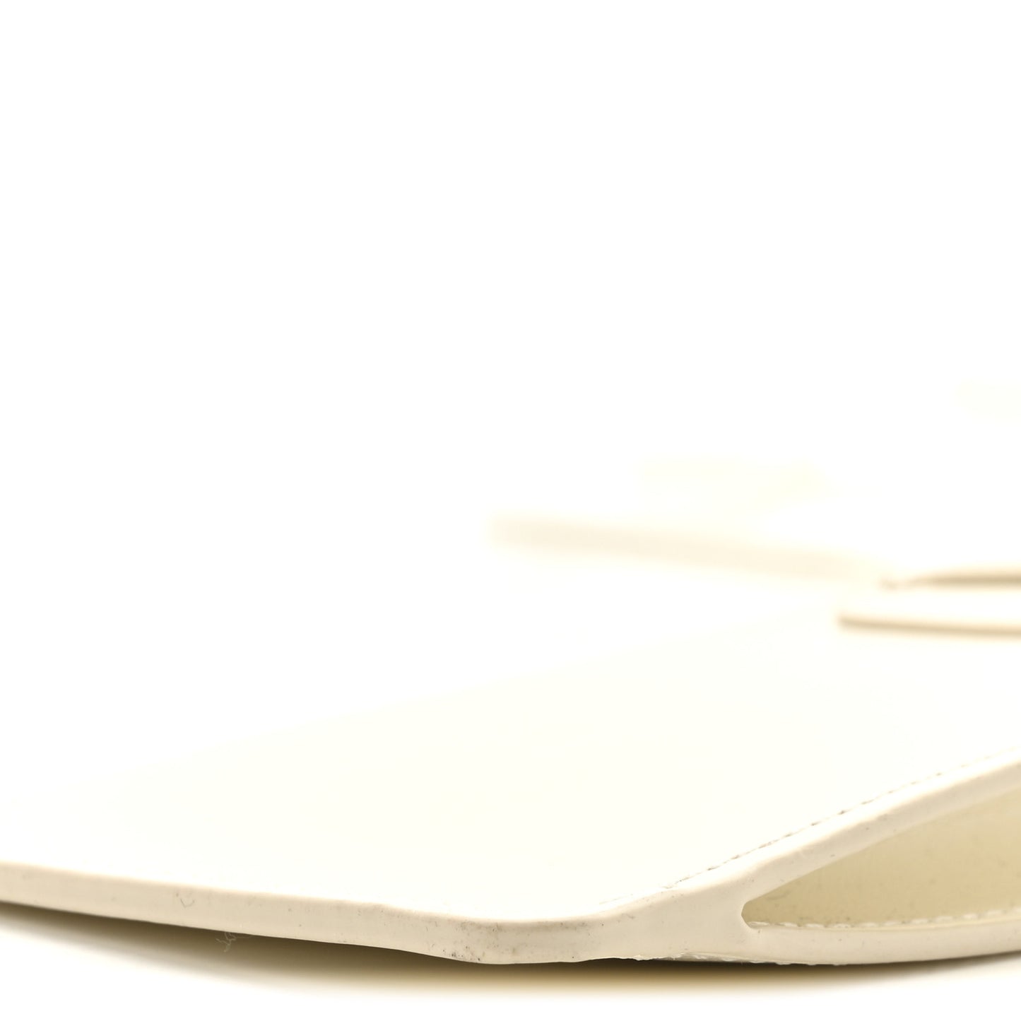 Smooth Calfskin Sunglasses Pouch White