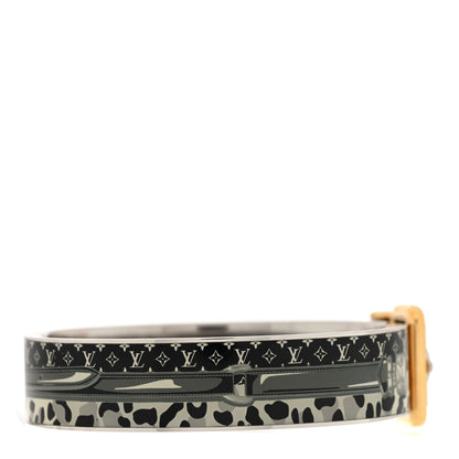 Louis Vuitton Metal Enamel Confidential Bangle Bracelet M 3 of 5