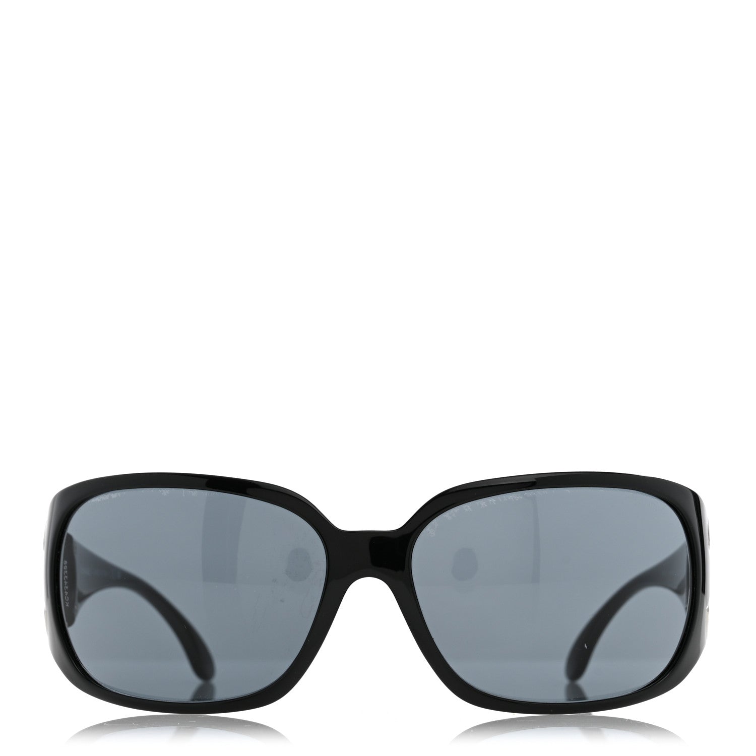 Chanel Acetate CC Sunglasses 6014 Black 2 of 9
