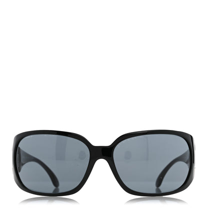 Chanel Acetate CC Sunglasses 6014 Black 2 of 9