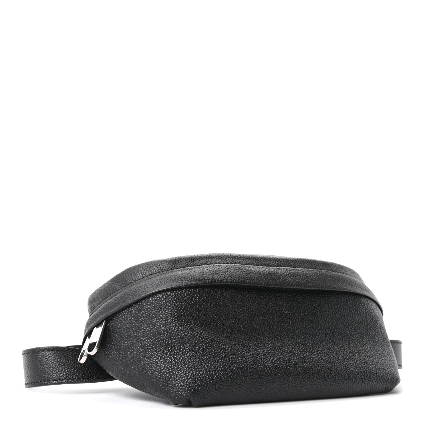 Gucci Grained Calfskin Embossed GG Monogram Belt Bag 100 40 Black 4 of 11