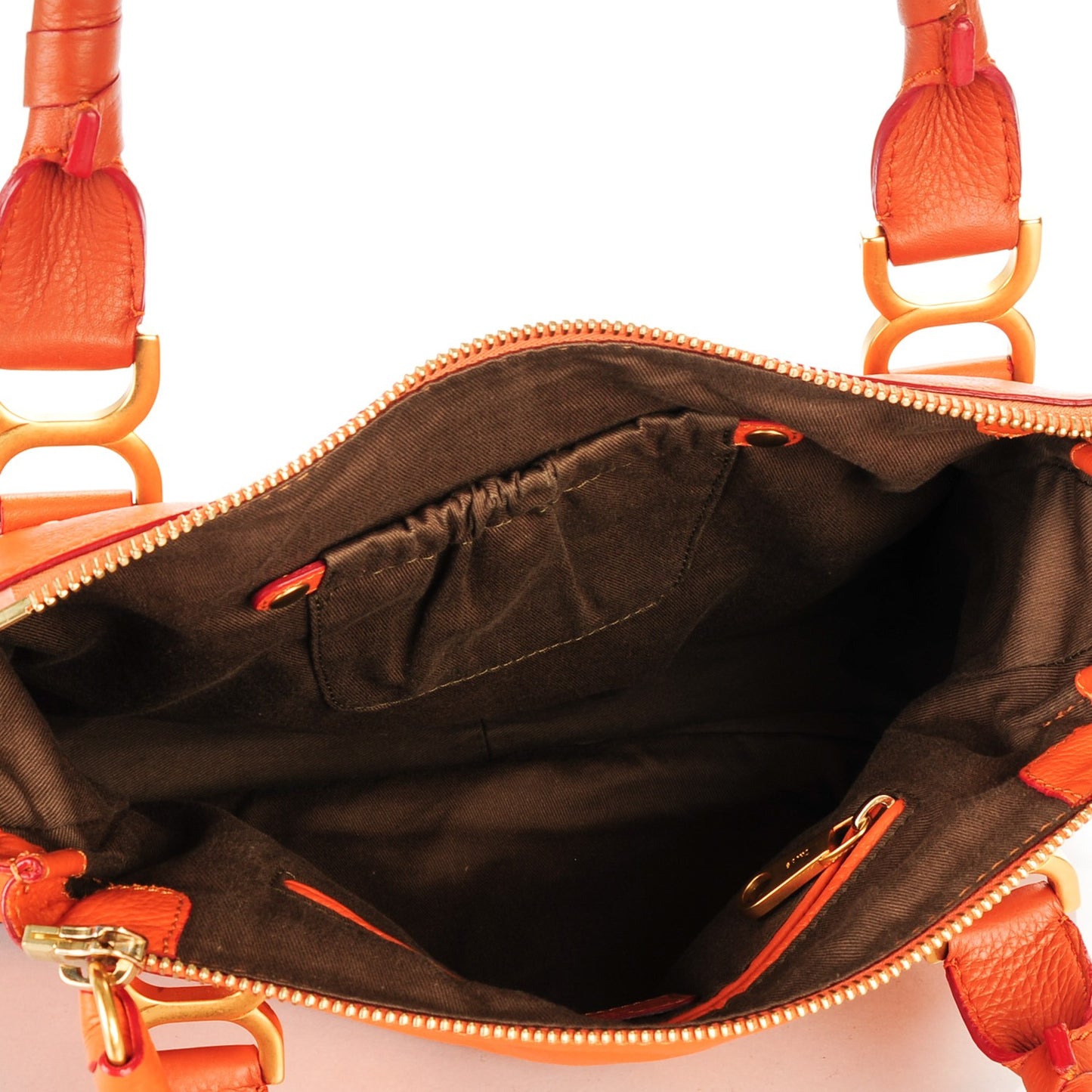 Calfskin Medium Marcie Satchel Indian Summer