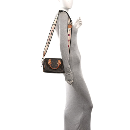 Louis Vuitton Monogram Speedy Bandouliere 20 Black 2 of 9