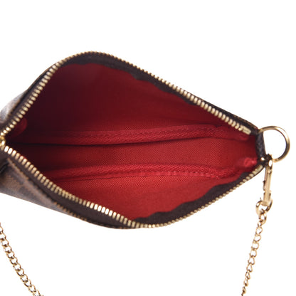 Louis Vuitton Damier Ebene Mini Pochette Accessories 5 of 8