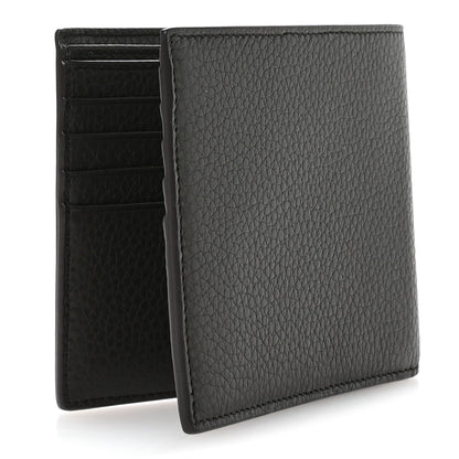 Saint Laurent Calfskin Cassandre Bi-Fold Wallet Grey 3 of 8