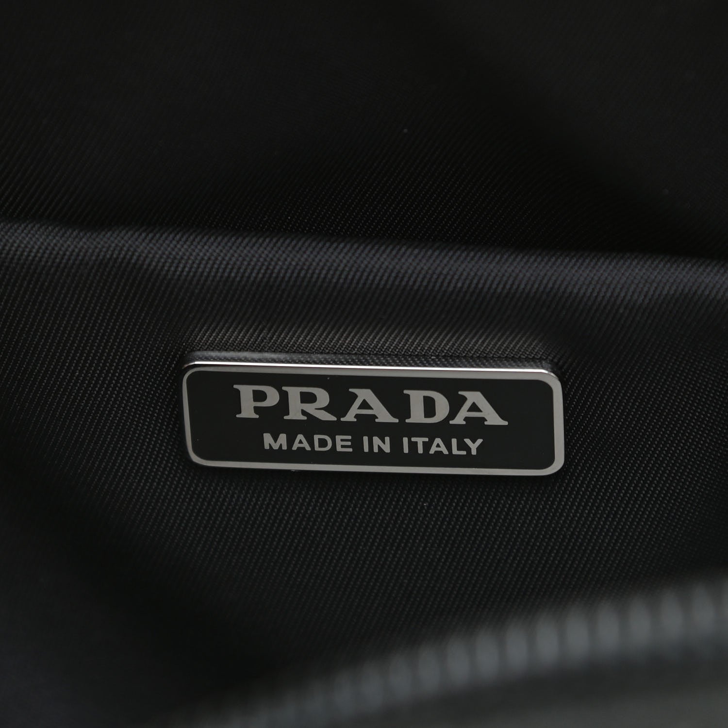 Prada Tessuto Nylon Soft Padded Belt Bag Black 8 of 10