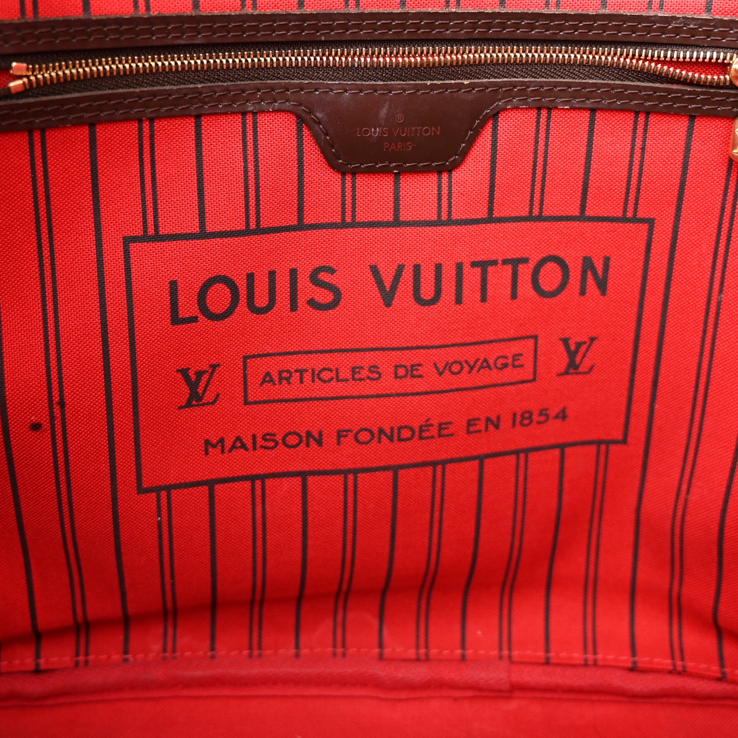 Louis Vuitton Damier Ebene Neverfull MM 6 of 13