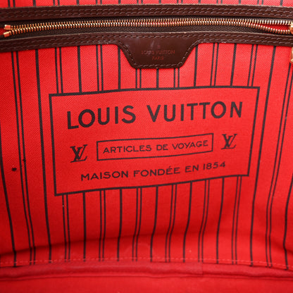 Louis Vuitton Damier Ebene Neverfull MM 6 of 13