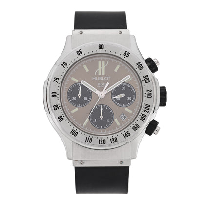 Hublot Stainless Steel Rubber 42mm MDM Super B Chronograph Automatic Watch Brown 1920.1 1 of 4