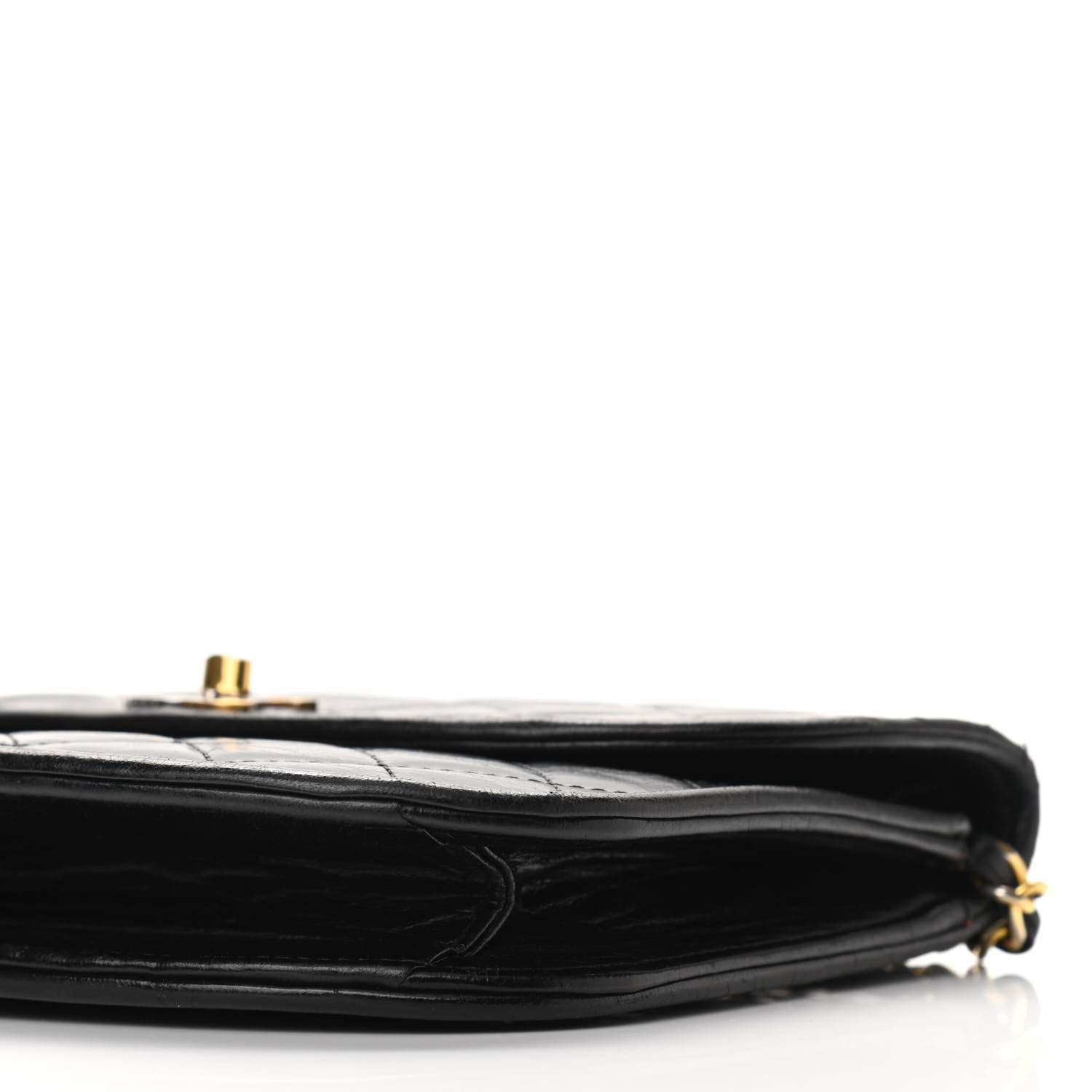 Chanel Lambskin Quilted Small Single Flap Black 10 of 11
