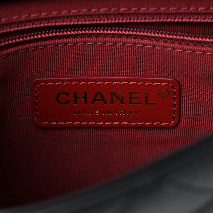 Chanel Lambskin Quilted Small Side Note Flap Black 6 of 14