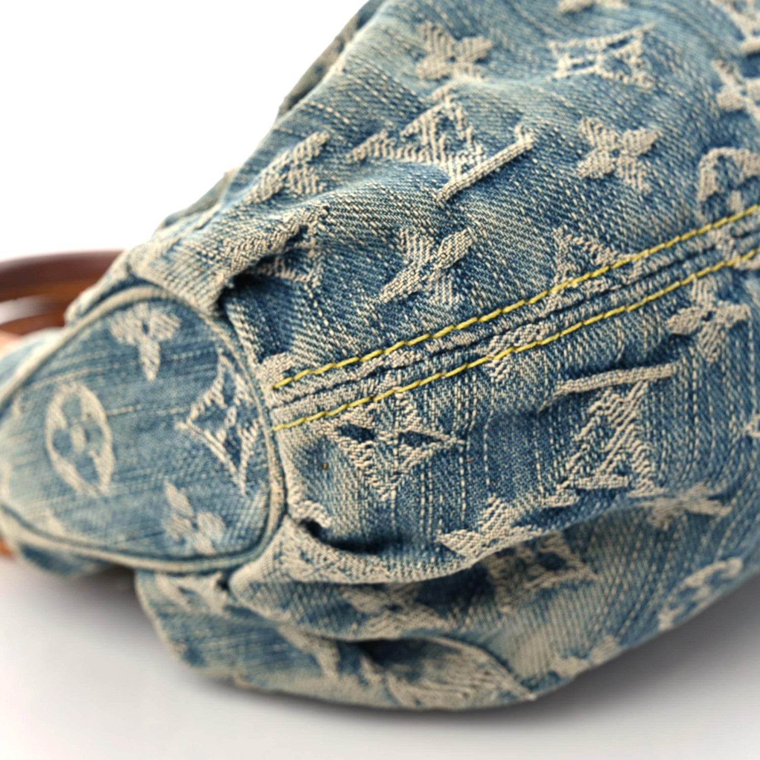 Louis Vuitton Monogram Denim Pleaty Blue 6 of 25