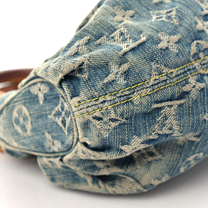 Louis Vuitton Monogram Denim Pleaty Blue 6 of 25