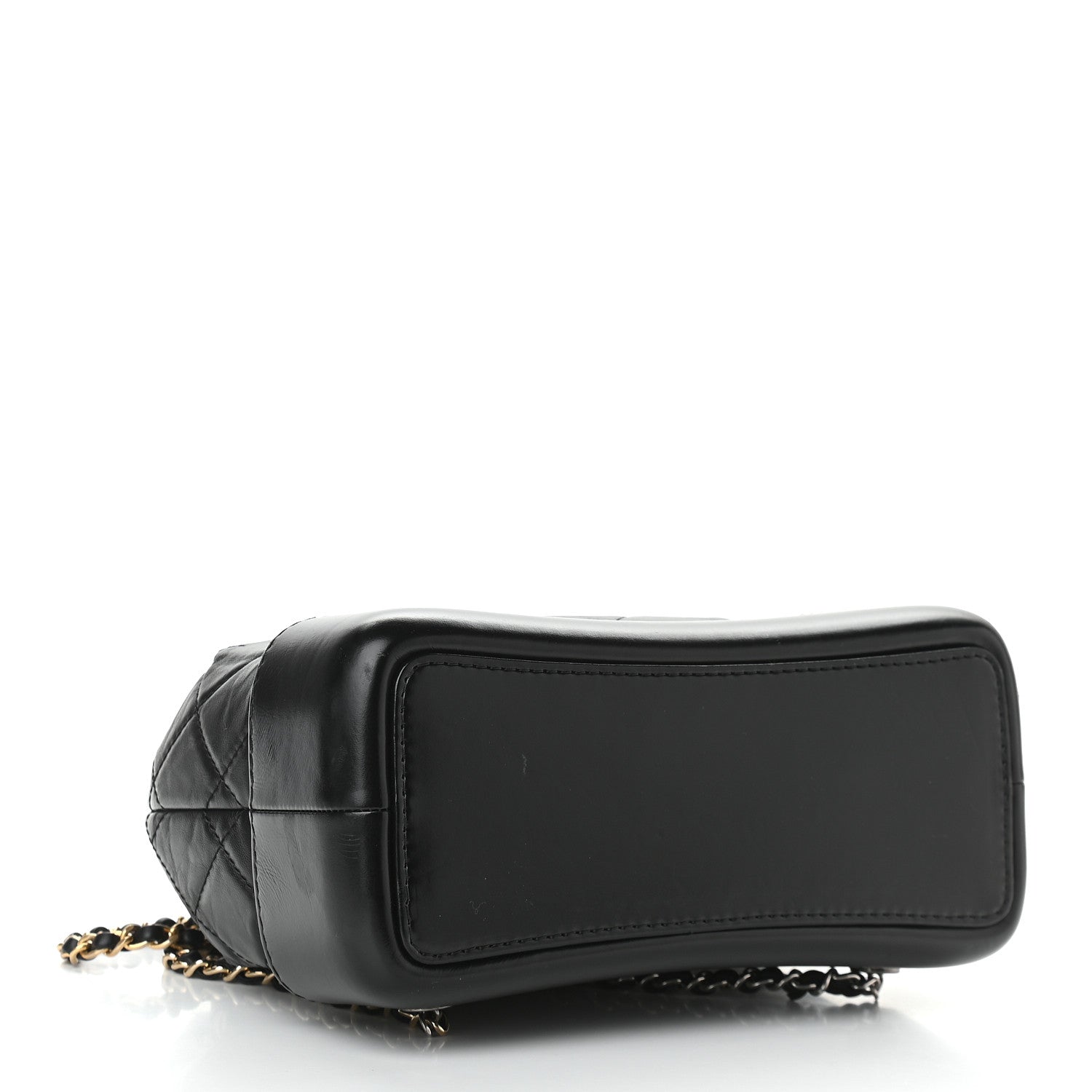 Chanel Aged Calfskin Quilted Small Gabrielle Backpack Black 4 of 10