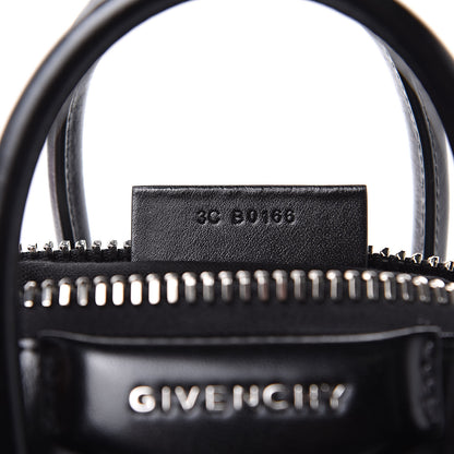 Givenchy Shiny Lord Calfskin Mini Antigona Black 7 of 10