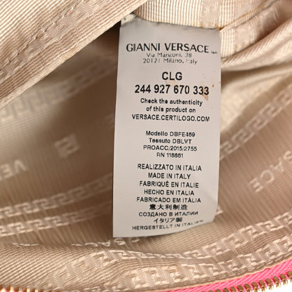 Versace Calfskin Palazzo Duffle Bag Pink 7 of 10