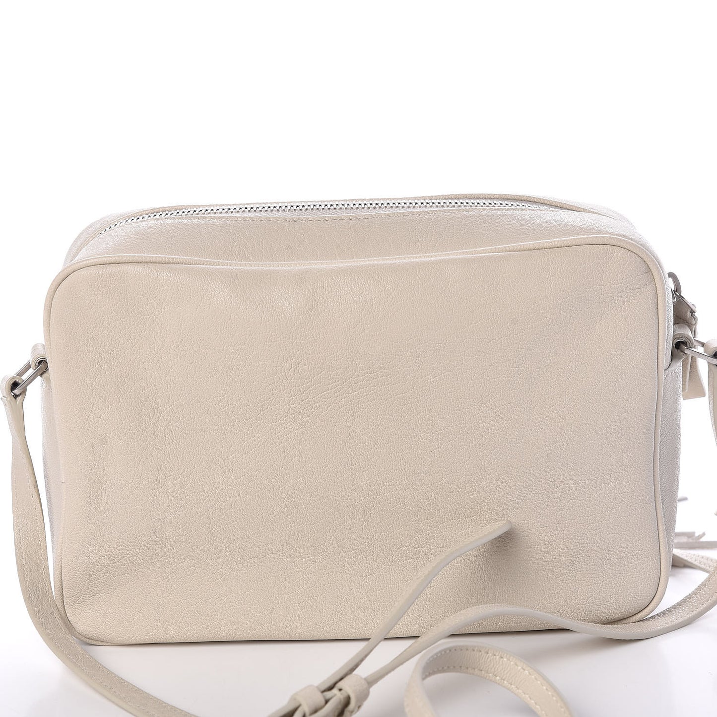 Lambskin Monogram Small Lou Camera Bag Icy White
