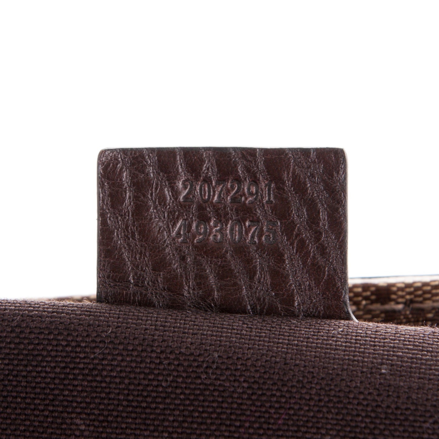 Crystal Monogram Medium Babouska Shopping Tote Dark Brown