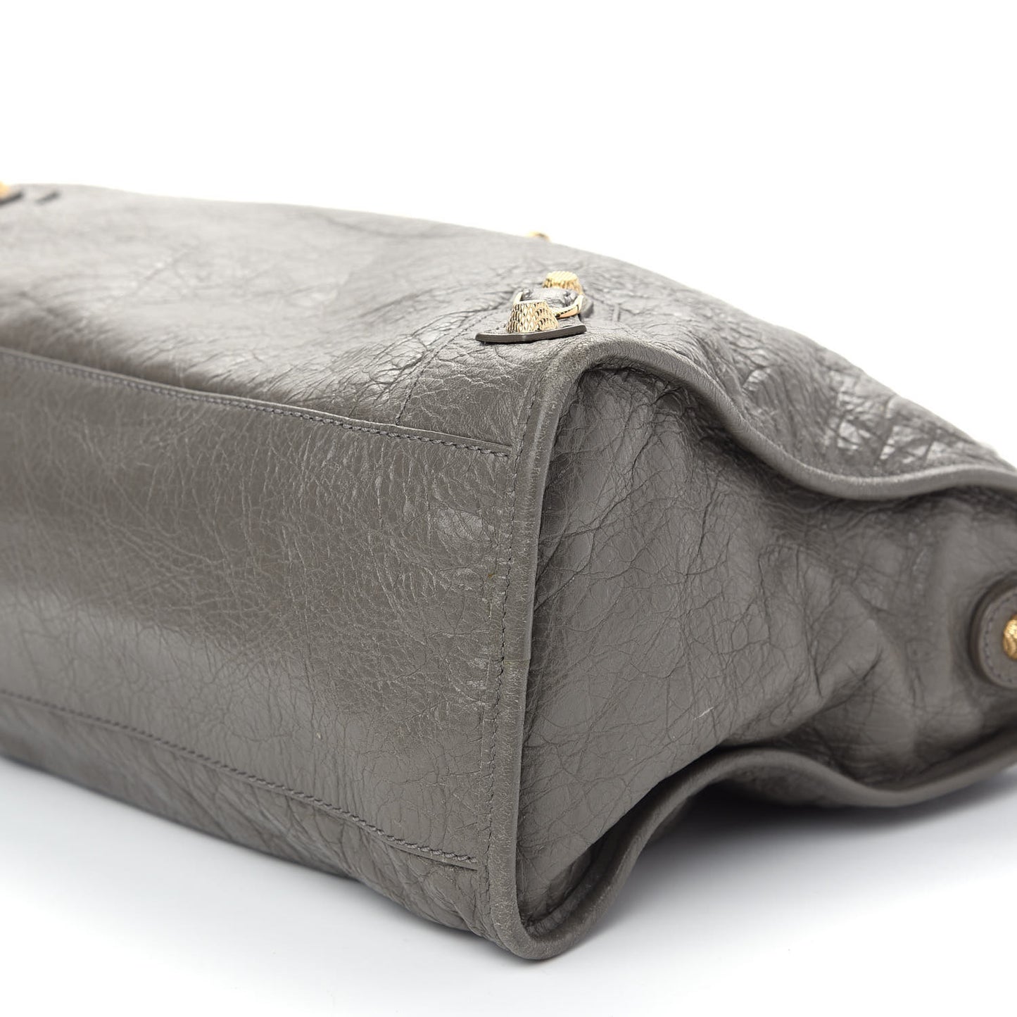 Agneau Giant 12 Gold Hardware City Beige Liege