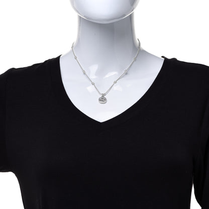 Gucci Sterling Silver Interlocking G Beaded Cluster Pendant Necklace 2 of 6