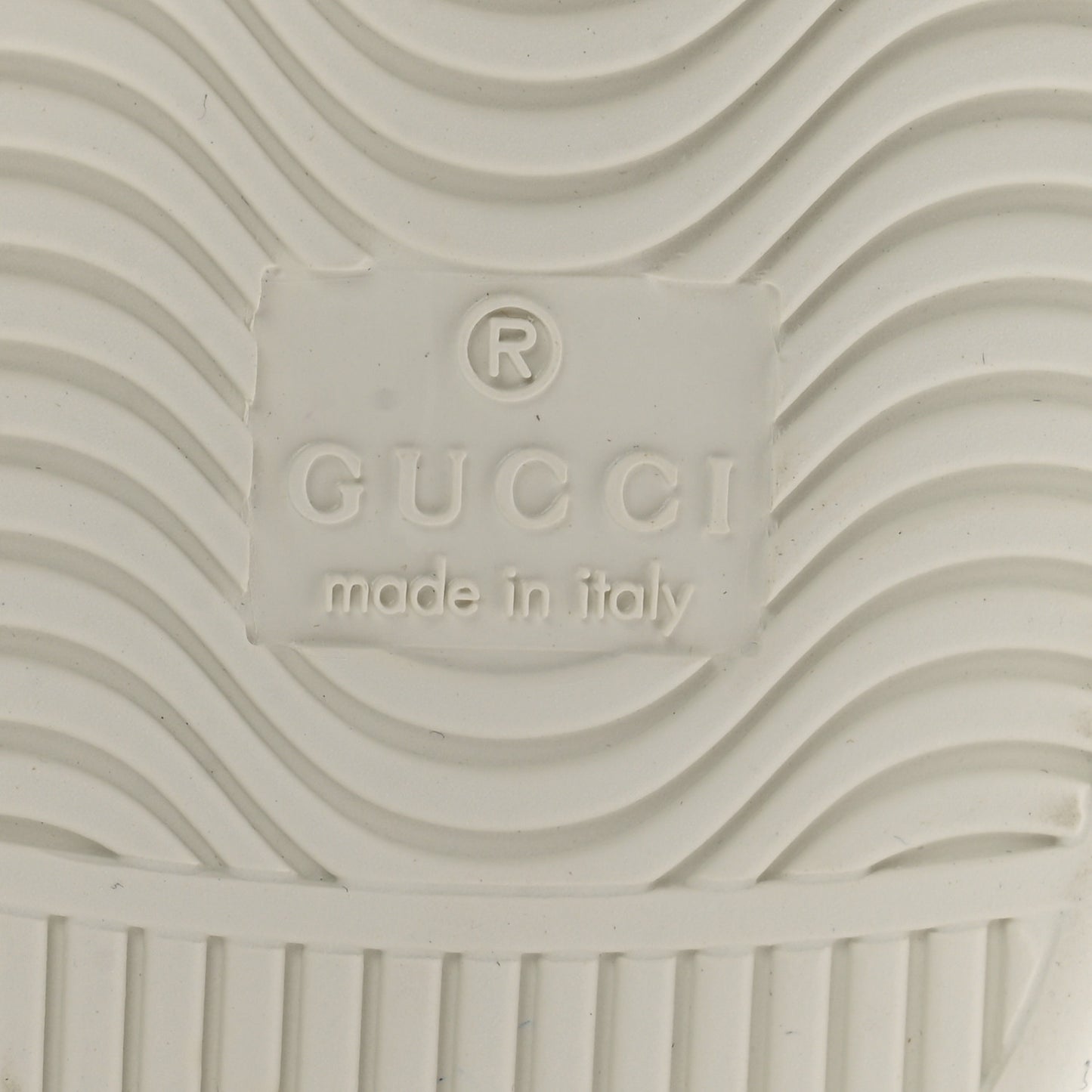 Calfskin Interlocking G Perforated Womens Ace Sneakers 38.5 White Grey Sky