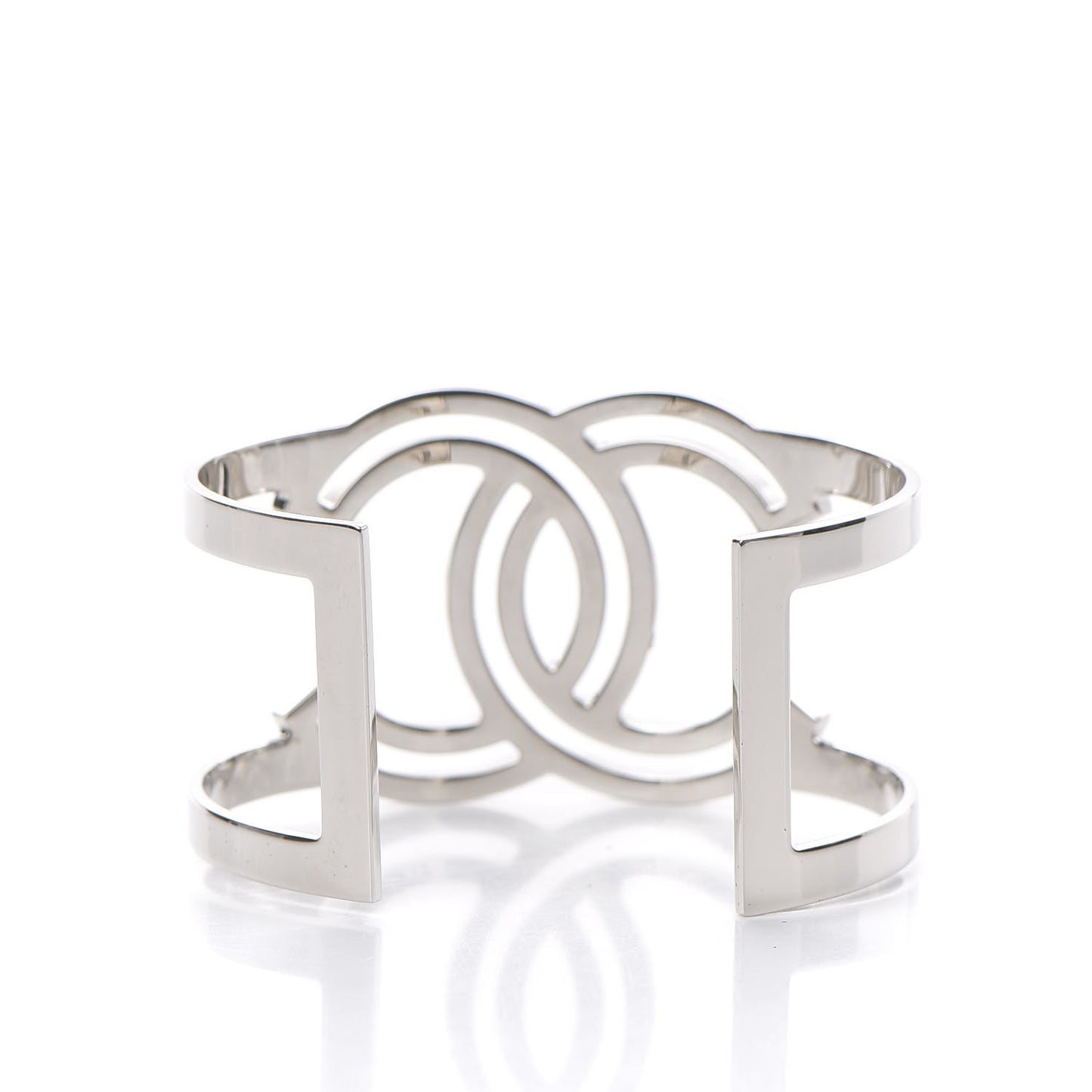 Crystal CC Cuff Silver