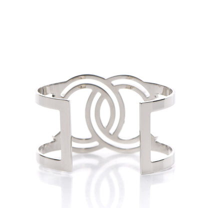 Chanel Crystal CC Cuff Silver 3 of 5