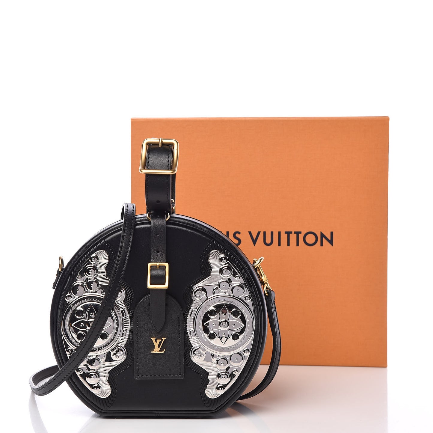 Epi Metallic West Petite Boite Chapeau Black